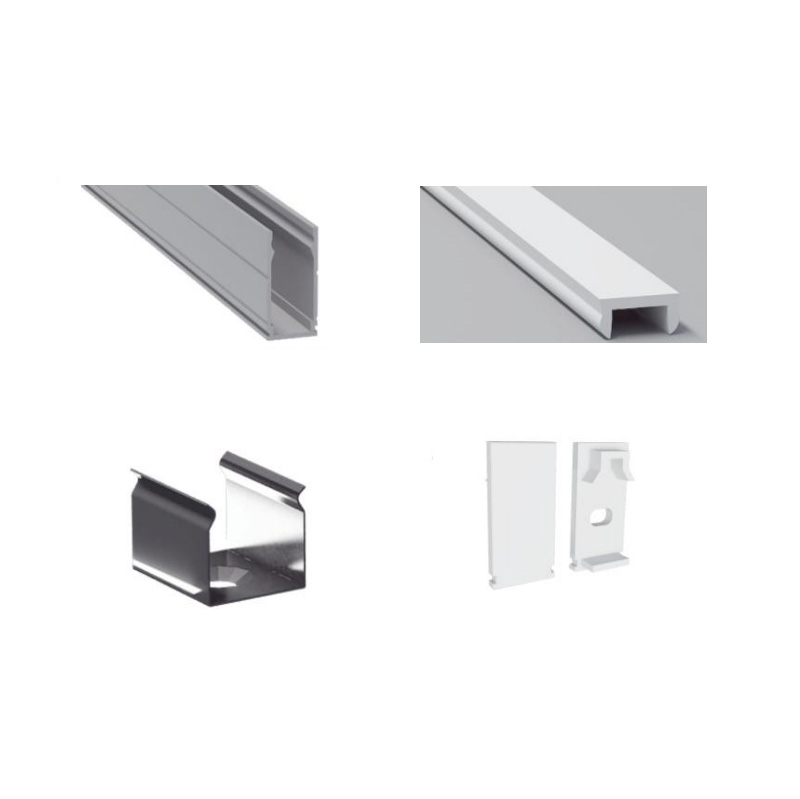 LED Light Aluminum Channel For 7mm Ultra Narrow LED Strips LED Light Aluminum Channel For 7mm Ultra Narrow LED Strips